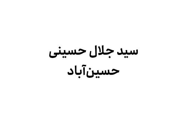 سید جلال حسینی حسین‌آباد